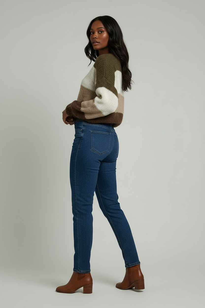 colour block Knit jumper